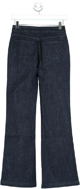 Boden Dark Blue Wide Leg Jeans UK 6 Petite