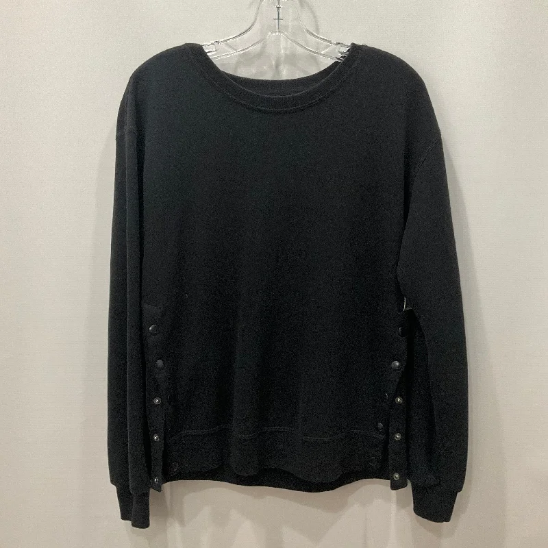 Sweatshirt Crewneck By Abercrombie And Fitch In Black, Size: S